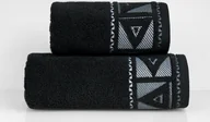Ręczniki - Ręcznik, 100% mikrobawełna, miękki i puszysty 70x130cm Czarny - miniaturka - grafika 1