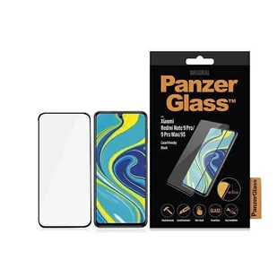 PanzerGlass E2E Regular Xiaomi Redmi Note 9 Pro/9 Pro Max/9S Case Friendly czarny/black - Szkła hartowane na telefon - miniaturka - grafika 1