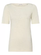 Koszulki i topy damskie - Marc O'Polo - T-shirt damski, beżowy - miniaturka - grafika 1
