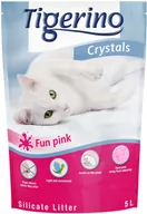 Żwirek dla kotów - Tigerino Crystals Fun kolorowy żwirek dla kota - Różowy, 5 l (ok. 2,1 kg) - miniaturka - grafika 1