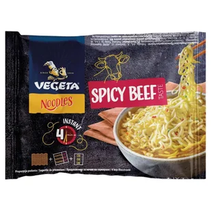 Vegeta Noodles Zupa o smaku wołowiny pikantna 75 g - Zupy w płynie - miniaturka - grafika 1