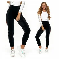 Legginsy - Legginsy Welurowe Damskie Getry Wysoki Stan L/XL MORAJ - miniaturka - grafika 1
