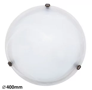 Rabalux Kinkiet PLAFON nowoczesna Oprawa sufitowa LAMPA ścienna ALABASTRO 3303 IP20 Patyna biały - Lampy ścienne - miniaturka - grafika 2
