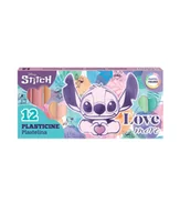 Masy plastyczne - PATIO, plastelina disney fashion stitch pastel 12 kolorów - miniaturka - grafika 1