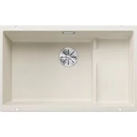Zlewozmywaki - Blanco Subline 700-U Level Zlewozmywak granitowy jednokomorowy 73x46 cm delikatny biały 527172 - miniaturka - grafika 1