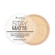 Pudry do twarzy - Rimmel London Stay Matte Long Lasting Pressed Powder 14g W Puder 001 Transparent - miniaturka - grafika 1