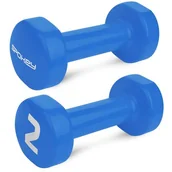 Hantle i ciężarki - Spokey Zestaw hantli winylowych, Shape IV, 2 kg - miniaturka - grafika 1