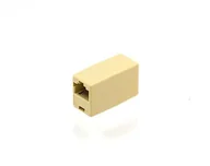 Wtyczki i adaptery - APTE RJ5 ŁĄCZNIK ADAPTER WTYKU RJ45 GOLD PLATED uniwersalny 816-uniw - miniaturka - grafika 1