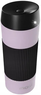 Termos Kubek termiczny na kawę herbatę stalowy Miowi 450 ml Różowy - Kubki termiczne - miniaturka - grafika 1