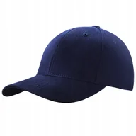 Czapki damskie - Czapka z daszkiem dziecinna bawełniana dziecięca granat granatowa - miniaturka - grafika 1