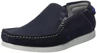 Klapki i japonki męskie - Clarks Męskie klapki Shacrelitestep, Navy Combi, 40 EU - miniaturka - grafika 1