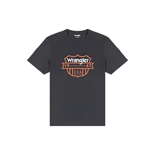 Wrangler Graphic Tee Koszulka męska, Wyblakłe czarne, XXL - Koszulki męskie - miniaturka - grafika 1