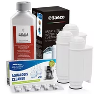 Akcesoria i części do ekspresów do kawy - Zestaw Do Saeco Philips, Intenza+ 3 szt, Odkamieniacz CA6700/00 250ml, Tabletki Czyszczące Cleaneo 10 szt. - miniaturka - grafika 1