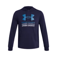 Bluzy sportowe damskie - Bluza z kapturem Under Armour Rival Terry Graphic - miniaturka - grafika 1