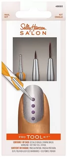 Zestaw do malowania na paznokciach Sally Hansen Salon Pro Nail Tool Kit 3 szt (3616302748693) - Zestawy do manicure i pedicure - miniaturka - grafika 1