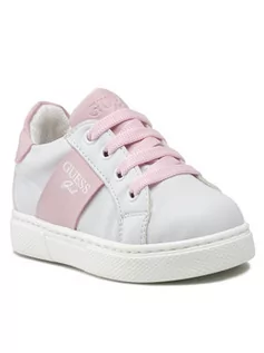 Buty dla dziewczynek - Guess Sneakersy Ester FT6EST ELE12 Biały - grafika 1