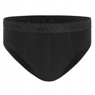 Majtki męskie - Slipy majtki męskie klasyczne bawełniane DEEP czarne XL Pako Jeans - miniaturka - grafika 1