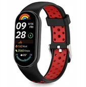 Akcesoria do smartwatchy - Pasek Tech-Protect IconBand Air Xiaomi Smart Band 8 / 9 / 10 / NFC Black/red - miniaturka - grafika 1