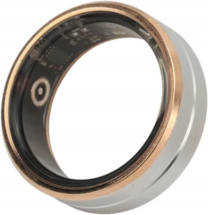 DPOFIRS Smart Ring Monitorowanie Aktywności I Zdrowia Srebrno Złoty 20mm - Smartband - miniaturka - grafika 1