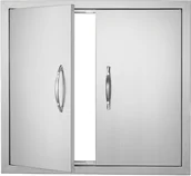 Akcesoria do grilla - Podwójne Drzwi do Grilla - miniaturka - grafika 1