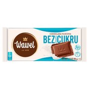 Czekolada Mleczna bez dodatku cukru 90g - Wawel