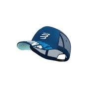 Czapki i chusty sportowe męskie - COMPRESSPORT Czapka lifestyle Trucker Cap KONA 2019 niebieska - miniaturka - grafika 1