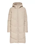 Kurtki damskie - JDY Płaszcz zimowy "Ulrikka" w kolorze kremowym - miniaturka - grafika 1