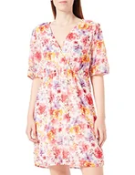 Sukienki - ONLY Onlstar Life Fia S/S Dress Cs Ptm letnia sukienka, Camellia Rose/Aop:star Summer Flowers, XS - miniaturka - grafika 1