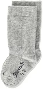 Sterntaler Baby Calzettoni Dp Uni Chaussettes, Argenté Melange, 18 (partia De 2) skarpety do łydki, szary (srebrny melanż 542), jeden (rozmiar (2 szt.) - Skarpetki damskie - miniaturka - grafika 1