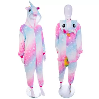 Piżamy chłopięce - Jednorożec Piżama Kigurumi Galaxy Pastel 146 152 - grafika 1