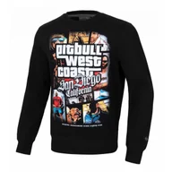 Odzież taktyczna i umundurowanie - Bluza Pit Bull Seria Regular Most Wanted '24 - Czarna XL - miniaturka - grafika 1