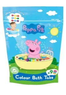 Świnka Peppa Świnka Peppa - Barwinki Peppa Pig 9 x 16g - Kosmetyki do kąpieli - miniaturka - grafika 1