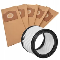 Filtry do odkurzaczy - Filtr + Worki MAKITA 446L VC2512L VC2010L VC2012L - miniaturka - grafika 1