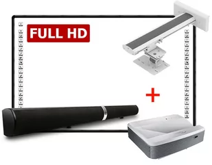 ZESTAW INTERAKTYWNY BLACK FULL HD LUX 90 - Tablice interaktywne - miniaturka - grafika 1