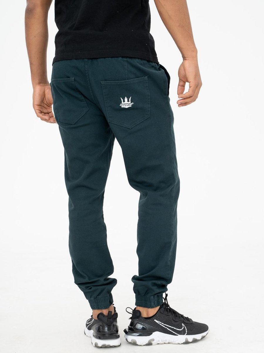 Spodnie Jogger Jigga Crown Bottle Zielone / Białe M