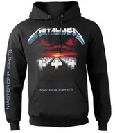 Bluzy męskie - bluza METALLICA - MASTER OF PUPPETS TRACKS, kangurka z kapturem-S - miniaturka - grafika 1