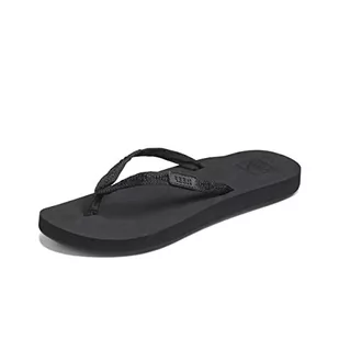 Reef Damskie japonki GINGER, czarny - Czarny Black Black Bk2-42.5 EU - Klapki i japonki damskie - miniaturka - grafika 1