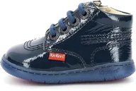 Botki damskie - KICKERS BOTKI GRANATOWE SKÓRZANE NA ZAMEK 26 Ż5H - miniaturka - grafika 1