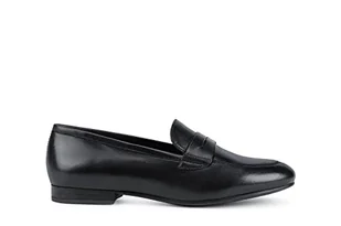 Geox Damska koszulka D New Marlina Moccasin, czarna, rozmiar 38 UE - Koszulki i topy damskie - miniaturka - grafika 1