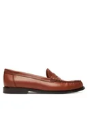 Mokasyny damskie - Polo Ralph Lauren Mokasyny Calfskin Penny Loafer 818961942001 Brązowy - miniaturka - grafika 1