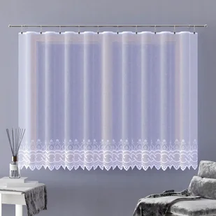 FIRANKA ŻAKARDOWA METRAŻOWA 618499/180 ZE WZOREM NA SAMYM DOLE - Firany FIRANKA ŻAKARDOWA METRAŻOWA 618499/180 ZE WZOREM NA SAMYM DOLE - Firany - miniaturka - grafika 1