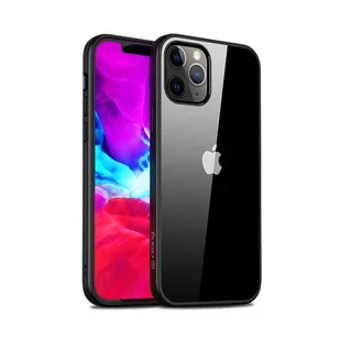 Crong Clear Cover - Etui iPhone 12 Pro Max (czarny) - Etui i futerały do telefonów - miniaturka - grafika 1
