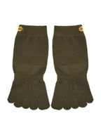 Skarpetki męskie - Blend Vibram Fivefingers Skarpety wysokie unisex Crew S18C01 Zielony - miniaturka - grafika 1