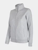 Bluzy damskie - 4F, Bluza damska, BLD351, jasnoszary, rozmiar S - miniaturka - grafika 1