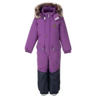 Kombinezony dla dzieci - Dziewczęcy kombinezon zimowy KERT fioletowy Lenne r.104 - miniaturka - grafika 1