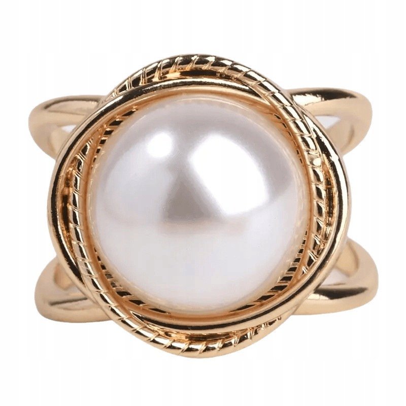 Klamra do apaszki Uchwyt Klips do chusty Ozdoba do szala Broszka Złota