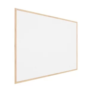 Tablica korkowa biały kolor korka (rama drewniana) 100x80 cm - Tablice i flipcharty - miniaturka - grafika 1