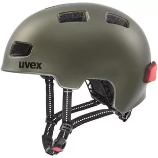 Kask rowerowy miejski Uvex city 4 zielony matowy - Kaski rowerowe - miniaturka - grafika 1