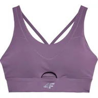 Biustonosze - Biustonosz sportowy damski USBAF144 4F - miniaturka - grafika 1