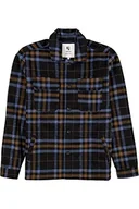 Kurtki męskie - Garcia Męska kurtka przejściowa U21302_Men`s Overshirt Dark Moon, L - miniaturka - grafika 1